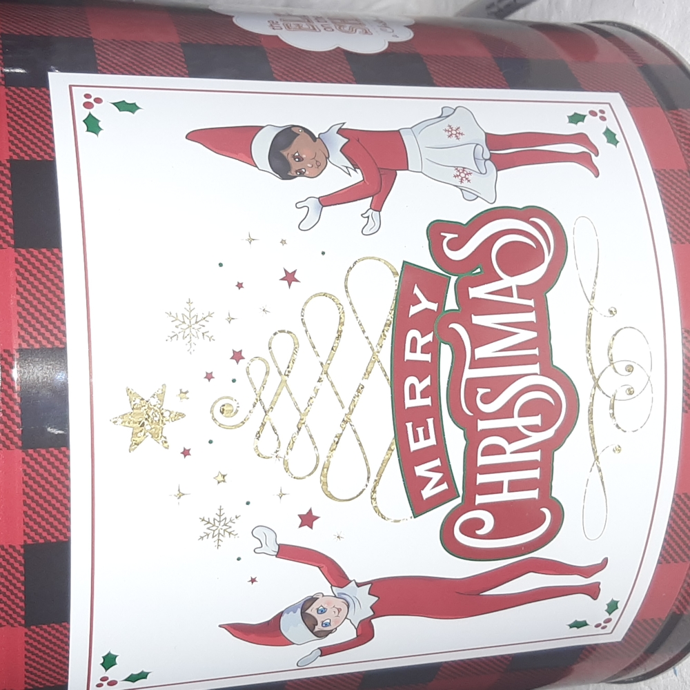 Elf On The Shelf Christmas Popcorn Tin